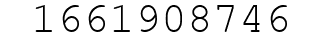 Number 1661908746.