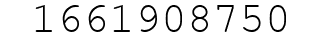 Number 1661908750.