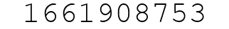 Number 1661908753.
