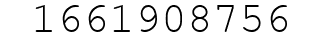 Number 1661908756.
