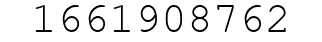 Number 1661908762.