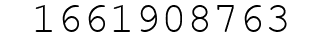 Number 1661908763.