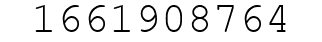 Number 1661908764.