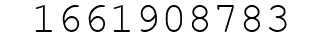 Number 1661908783.