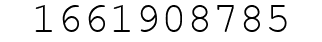 Number 1661908785.