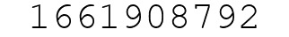 Number 1661908792.