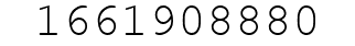 Number 1661908880.