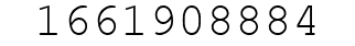 Number 1661908884.