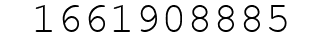 Number 1661908885.