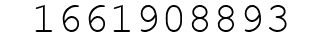 Number 1661908893.