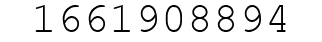 Number 1661908894.