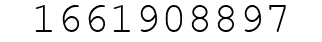 Number 1661908897.