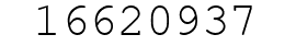 Number 16620937.