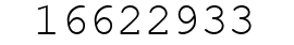 Number 16622933.