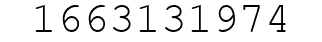 Number 1663131974.