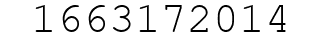 Number 1663172014.