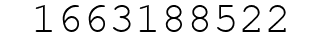 Number 1663188522.