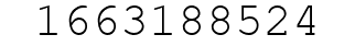Number 1663188524.