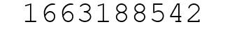 Number 1663188542.