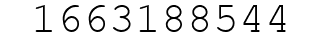 Number 1663188544.