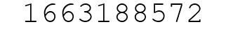 Number 1663188572.