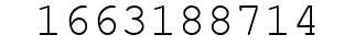 Number 1663188714.