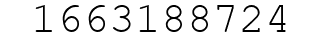 Number 1663188724.