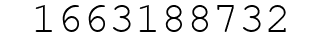 Number 1663188732.