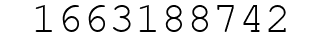 Number 1663188742.