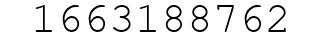 Number 1663188762.