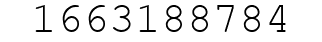Number 1663188784.