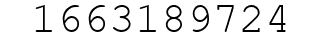 Number 1663189724.