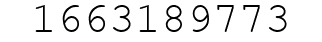 Number 1663189773.