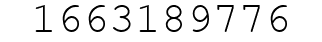 Number 1663189776.
