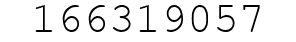 Number 166319057.