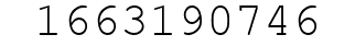 Number 1663190746.