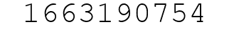 Number 1663190754.