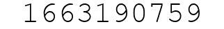 Number 1663190759.