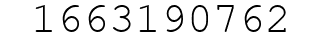 Number 1663190762.
