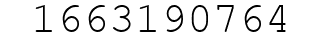 Number 1663190764.