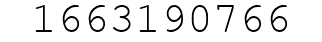 Number 1663190766.