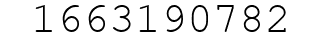 Number 1663190782.