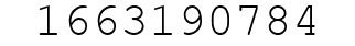 Number 1663190784.