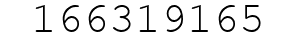 Number 166319165.