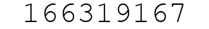 Number 166319167.
