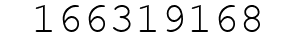 Number 166319168.