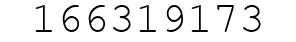 Number 166319173.