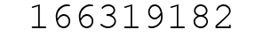 Number 166319182.