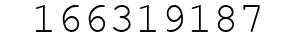 Number 166319187.