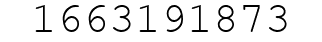 Number 1663191873.